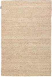 Handgeknoopt uni beige