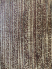 Prachtig groot oud / antiek wandkleed Hoffz vloerkleed leer/Palm Toeareg stam Afrika  wandpaneel wanddecoratie +/- 280 x 208 cm