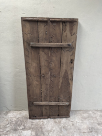 Orginele oude deur luik poort wanddecoratie wandpaneel landelijk stoer  169x76 cm