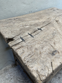 Hele gave originele oude tafel haltafel landelijk stoer vintage