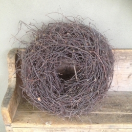 Stoere wilde takken krans nestkrans twig naturel 50- 55 cm landelijk naturel
