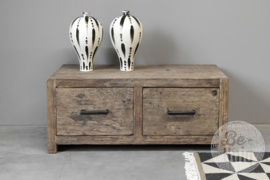 Tv dressoir kast televisie meubel televisiemeubel televisiekast SEP truckwood railway hout houten Mix & match 80 x 40 X H34 cm