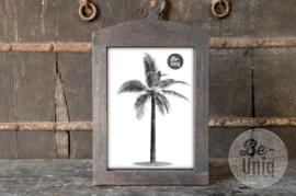Vergrijsd houten fotolijst fotolijstje Toog L foto 21 x 30 cm landelijk stoer vintage