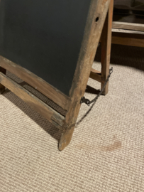 Vintage houten krijtbord schoolbord winkelbord reclamebord tekstbord landelijk stoer oud hout