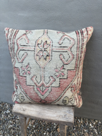 Mooi oud kelim kussen berber inclusief vulling 60 x 60 cm vintage