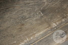 Oude vergrijsd houten sidetable wandtafel ladekast landelijk stoer L116 x 45 x H81 cm
