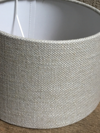 Lampenkap lampenkapje linnen beige livigno licht 20 cm ton tonnetje tonmodel