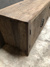 Stoer railway houten tv-meubel dressoir sidetable televisiekast kast 180 x 45 x H55 cm wandmeubel landelijk industrieel  Bonn