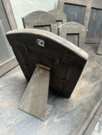Oud houten Fotolijst fotolijstje sloophout  lijstje landelijk vintage doorleefd hout maat L