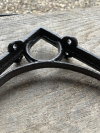 Bruin metalen steun hoekijzer plankensteun schapdrager klein Small 12 x 10 cm