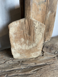 Hoffz oude houten vergrijsde schep meelschep ornament landelijk stoer