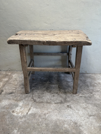 Hele gave originele oude tafel haltafel landelijk stoer vintage