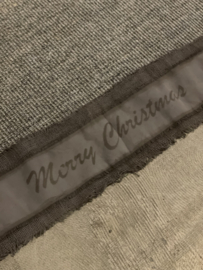 Kalkdoek tafelloper lint 220 cm landelijk stoer Kerry Christmas