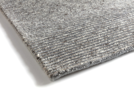 Handgeknoopt wol/bamboe cut grey
