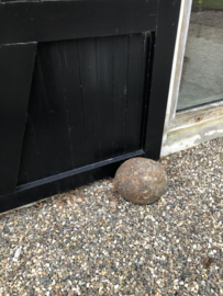 Grote oude antieke stenen bol bal kogel deurstop poort ornament 50/60 kg gewicht tuinornament