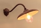 Tierlantijn Frezoli stallamp buitenlamp wandlamp incl stolp grijs loodkleurig loodkleur