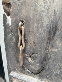 Hele stoere oude unieke houten deur poort luik paneel wandpaneel wanddecoratie landelijk 176 x 89 cm