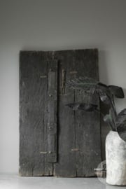 Oude houten Naga deur poort wandpaneel scherm wanddecoratie landelijk stoer 209 x 153 cm vintage