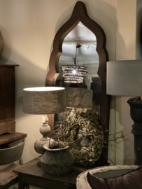 Hoffz Marroc houten spiegel oosters 150 x 70 cm teakhout