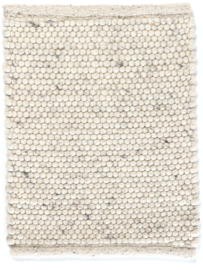 Groot handgewoven 100 % vervilt wol vloerkleed kleed carpet karpet ivory 140 x 200 cm