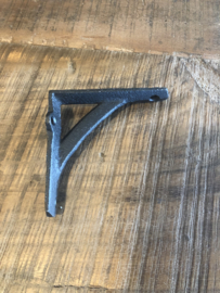 Gietijzeren schapdrager plankdrager 10 cm boog planken steun plankensteun beugel zwart haak hoek hoeksteun