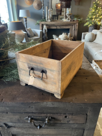 Leuke oude brocant houten kist krat kistje kratje kistjes landelijk stoer industrieel vintage