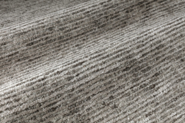 Handgeknoopt wol/bamboe cut mouse grey