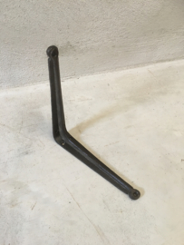 Gietijzeren schapdrager plankdrager 18 cm planken steun zwart plankensteun beugel haak hoek plat industrieel