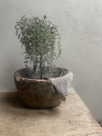 Prachtig vergrijsd groen kunstboom boompje kerstboom LED