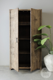 Grote 2 deurs truckwood railway doorleefd houten kast Capital 190 x 100 x 40 cm landelijk industrieel SEP