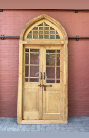 Groot oud houten kozijn deur poort deurkozijn venster deuren