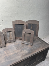 Oud houten Fotolijst fotolijstje sloophout  lijstje landelijk vintage doorleefd hout maat L