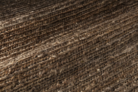 Vlakgeweven hennep brown