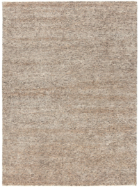 Handgeknoopt wol/bamboe cut beige