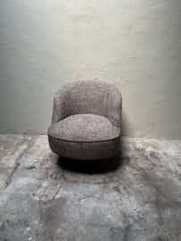 Urban Sofa Fleur Fauteuil Grijs met draaipoot