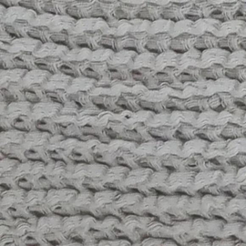 Prachtige lange grote plaid 260 x 130 cm bedloper woonplaid 100 % cotton sand