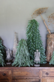 Nobilis nobilus boom 80 cm boompje imitatie kunst kerst kerstboom landelijk stoer grijs vergrijsd groen XL