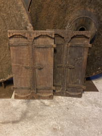 Oud houten Luik luikje luikjes wandpaneel wanddecoratie stoer landelijk industrieel