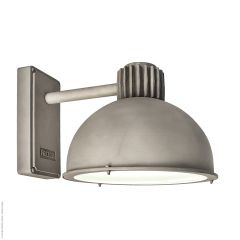 Grote grijs grijze wandlamp Frezloi Raz buitenlamp aluminium outdoor &  indoor landelijk industrieel vintage stoer