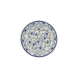 Bunzlau Castle Teabag Dish Round - Blue Olive