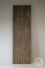 Heel gaaf grof houten werkblad tafelblad workmate 301 x 88 x 6 cm landelijk stoer robuust vintage industrieel
