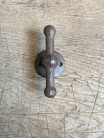 Gietijzeren deurknop classic klassiek kraan bruin  kraantje greep greepje handvat handgreep handgreepje gietijzer landelijk deurknopje