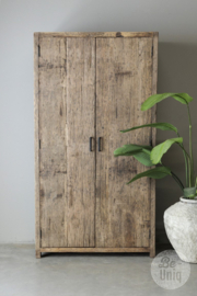 Grote 2 deurs truckwood railway doorleefd houten kast Capital 190 x 100 x 40 cm landelijk industrieel SEP