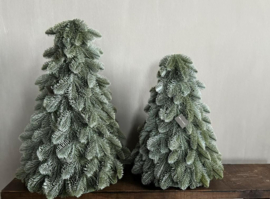 Nobilis boom boompje imitatie kunst kerst kerstboom landelijk stoer grijs vergrijsd groen L