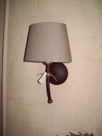 Wandlamp Frezoli Tierlantijn Rossi wandlampje landelijk bruin roestbruin