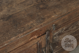 Uniek origineel oud vintage houten dressoir televisiemeubel audio landelijk klassiek 151 X 40 x H38 cm