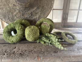 Mooi bol mos moss 20 cm bal bollen ballen decoratie bol groen