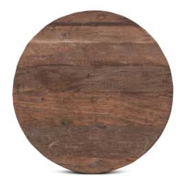 houten tafelblad hout houten blad robuust stoer rond 80 cm bassano