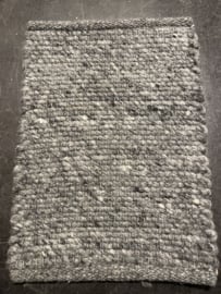 Staal vloerkleed wol