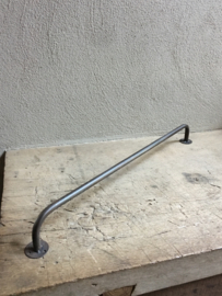 metalen stang rail muurstang 78 cm handdoekenrek grijs bruin landelijk industrieel vintage